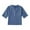Blue, variant on Boys Girls Button Up Henley Shirt Short Sleeve Lightweight Summer Cotton Linen Dress Shirts Tees Tops with One Pocket