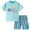 A210-Blue, variant on TOWED22 Toddler Girl Summer Outfits 2Pcs Clothes Fruit Graphic T-Shirt Elastic Waist Denim Shorts 12M-4T(Blue,7-8 Y)