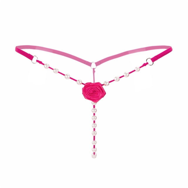 WTXUE Intimates | Open Underwear Thong V-String Burned-Crotch Lace Ladies | 1 Piece