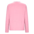 thumbnail image 5 of Horkkom Long Sleeve Shirts for Women Solid Color V Neck T Shirts Casual Loose Basic Tees XL, 5 of 8