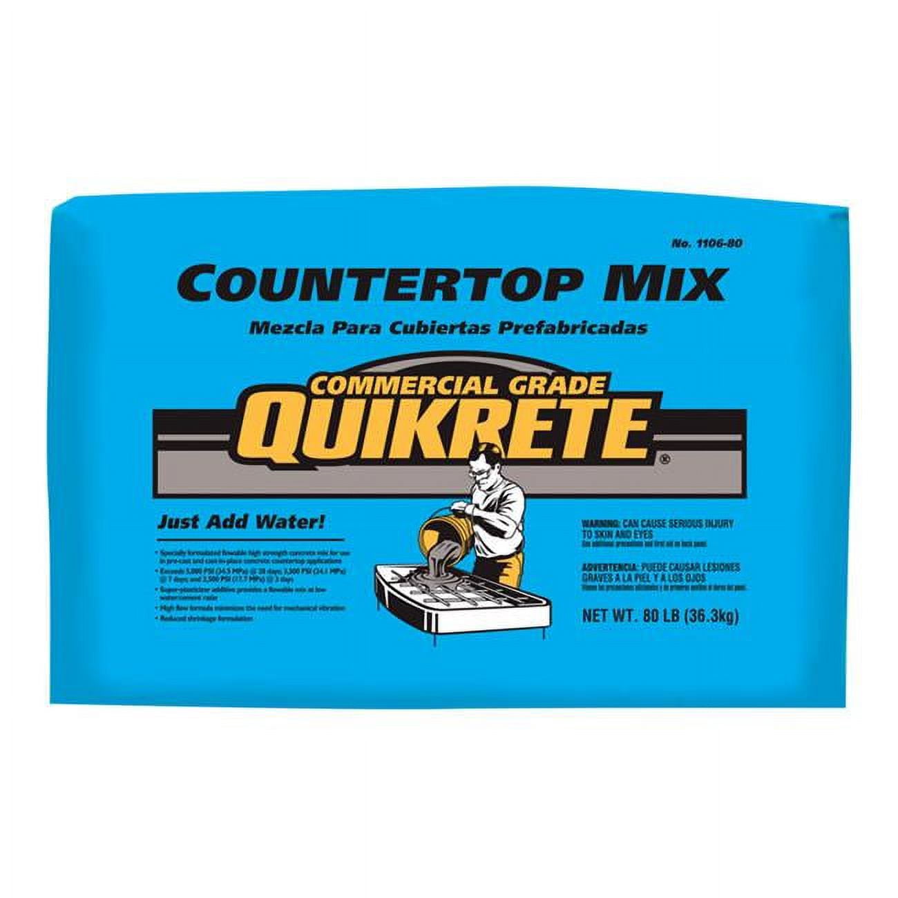 Quikrete 5733332 80 lbs Countertop Concrete Mix
