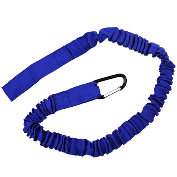Cordón Pesca Con Gancho Seguridad Cuerda para Atar Accesorios para Botes Remos (azul)