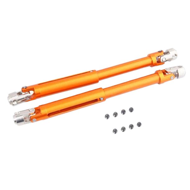 Eje impulsor del carro RC RC Car Drive Shaft RC Military Truck Drive Piezas de actualización del eje de metal Naranja naranja Magideal Eje impulsor del carro RC