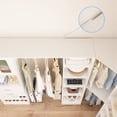 thumbnail image 7 of Homieasy Closet System, 100" x 39.2" Heavy Duty L-Shaped Closet Organizer System with Drawers & Cabinet, Corner Closet Organizer Unit, White, 7 of 7