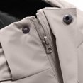 thumbnail image 6 of VBTAPA Men's Softshell Jacket with Hood Fleece Lined Windbreaker Outdoor Lightweight Waterproof Rain Jackets for Hiking Fishing Travel Limited Time Deal Beige XL, 6 of 7