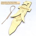 thumbnail image 2 of Letreros de madera Colgante Placa de madera 4 de julio Star Pattern American Independence Day regalos para hombres suministros para hombres Kearding HA012145-00, 2 of 7