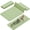Green, variant on Lamei Foldable Yoga Mat, 31" Extra Wide Non-Slip Exercise Mats for Home Workout, 75" Long, 8mm Thick,Lightweight Travel, Quick Unfold/Fold, Flat Lay No Curl(Beige)
