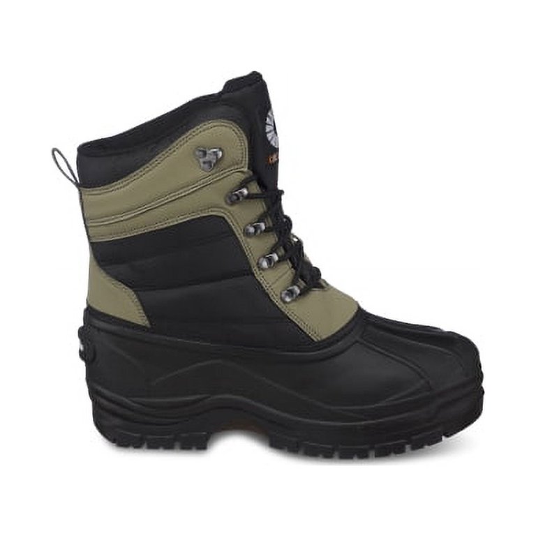 Akademiks Men\'s‎ Waterproof Snow Boots Black Duck Toe Size US 13 - No Box Akademiks Mens Snow 01 Lace-Up Waterproof Ankle Boots  main image 3
