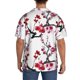 thumbnail image 3 of Fotbe Cherry Blossoms Camisa Estampada de Manga Corta para Hombre, Casual de Verano, Estilo Playero, Sin Arrugas-3X-Large, 3 of 5