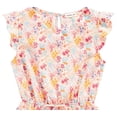 thumbnail image 2 of Monteau Big Girl's Floral Print Top Pink Size Large, 2 of 3