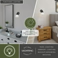 thumbnail image 2 of Huntley 1 Light Bronze Farmhouse Schoolhouse Bathroom Wall Fixture, 2 of 8