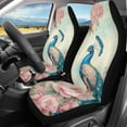 thumbnail image 2 of Uorisanigo Peacock Waterproof Front Seat Covers Car Seat Cover for Front Seat Set of 2 Easy to Install and Clean Removable Automotive Accessories Universal Fit Most Cars, 2 of 7