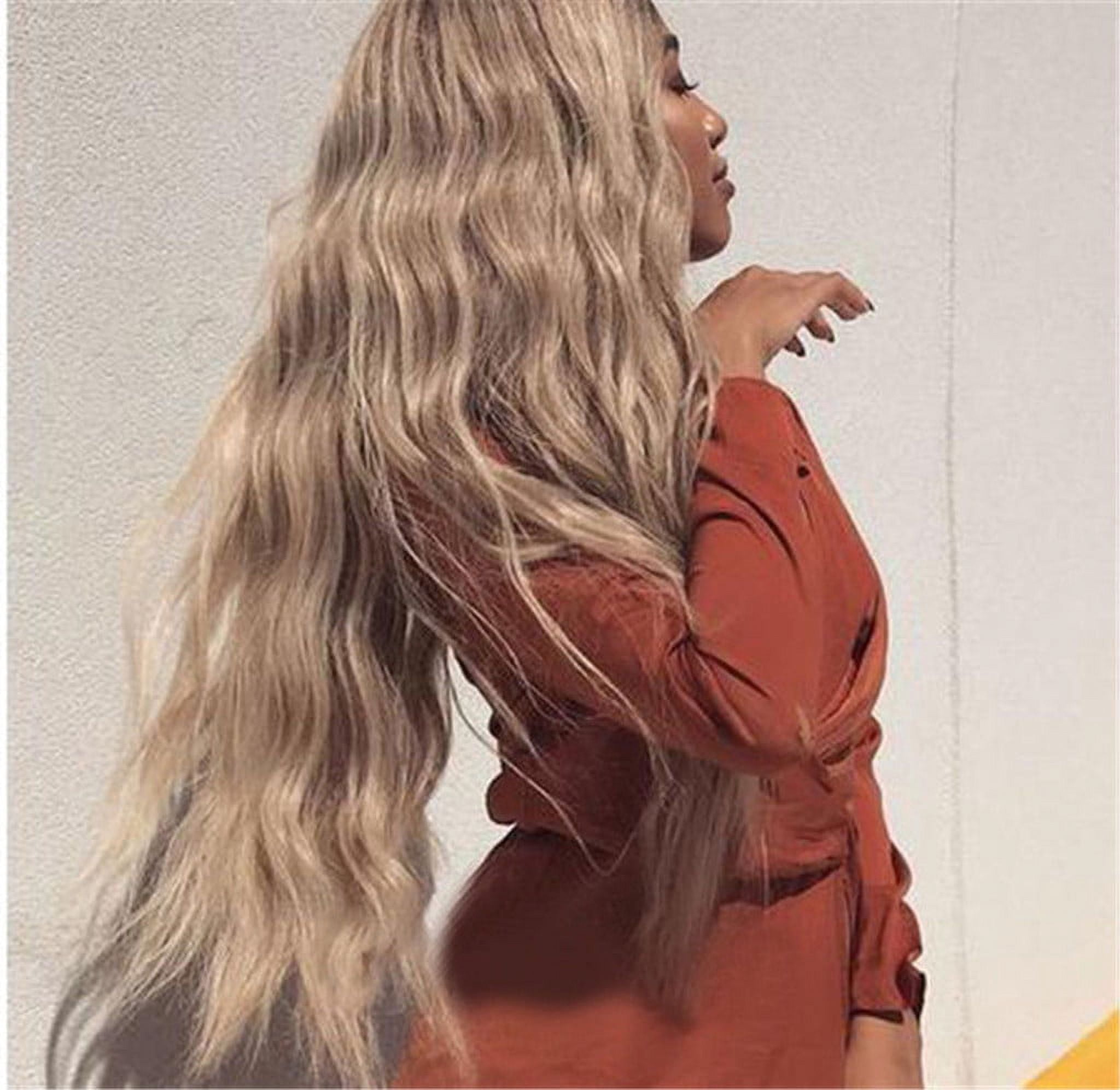 UTOURS Human Hair Wigs For Women Black Color Natural Lace Hair Sexy Gradient Black Party Wigs Long Curly Hair Mixed Colors Synthetic Wig