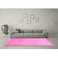 thumbnail image 3 of Ahgly Company Machine Washable Indoor Rectangle Oriental Pink Traditional Area Rugs, 3' x 5', 3 of 4