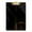 Gold, variant on Art Deco Gold 12.5x9in Clipboard, Durable Acrylic with Metal Clip and Wall Hook for Office or Classroom