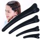 thumbnail image 1 of Pinza de cocodrilo de plástico esmerilado pintada a mano, pinza para el pelo negra muda, accesorios para el cabello, pinza superior popular, 1 of 3
