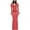 Watermelon Red, variant on Summer Dresses for Women 2023 Casual Round Neck Short Sleeve Slimming Solid Dresses Black M (US Size:6)