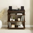 thumbnail image 5 of Soho Record Storage Console Mahogany - Turntable Stand, 5 of 11