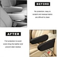 thumbnail image 6 of NOGIS 2PC Car Front Seat Armrest Covers,Universal Size Seat Arm Rest Cover,Flat Cloth Fabric Armrest Cover,Car Interior Accessories (Black,1Pair), 6 of 6