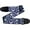 Blue Mirage, variant on 3" Stained Glass Polypropylene Guitar Strap Pink
