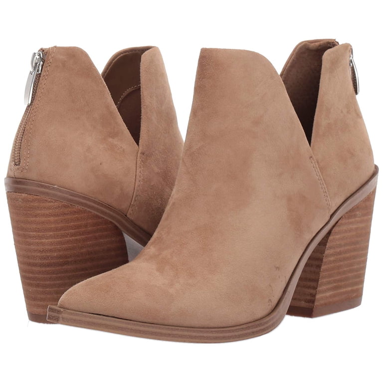 Steve Madden Alyse Tan Side Cut Block Heel Pointed Toe  display picture 1