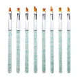 thumbnail image 1 of 8pcs Nail Brush Set,Lining Painting Flower Drawing Brush Glitter Rod Tools for Nail Salon and Home Use, 1 of 6