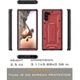 thumbnail image 2 of ArmadilloTek Vanguard Case Compatible with Samsung Galaxy Note10 Military Grade Full-Body Rugged with Built-in Kickstand [Screenless Version] - Red, 2 of 5