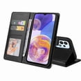 thumbnail image 6 of Allytech Samsung Galaxy A23 5G Case Synthetic Leather Case, Book Folding Flip Case with Kickstand Credit Card Slot Magnetic Closure Protective Cover for Galaxy A23 5G - Black, 6 of 7