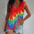 thumbnail image 2 of Blusa sin mangas con cuello en V para mujer Pompotops  lopia997626, 2 of 5