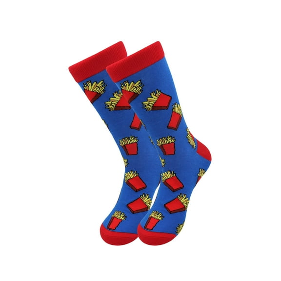 Favorite Food Fruits Socks - French Fries for Men and Women