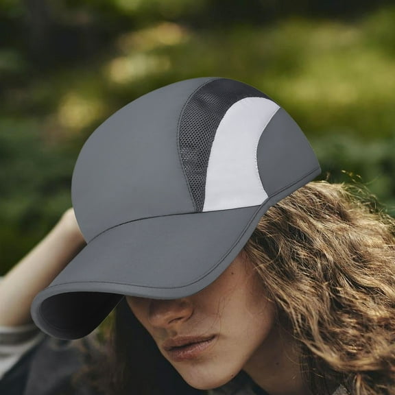 Quick Dry Baseball Cap Unstructured Running Cap Water-Resistant UPF 50 Mesh Golf Sun Hats for Men Women