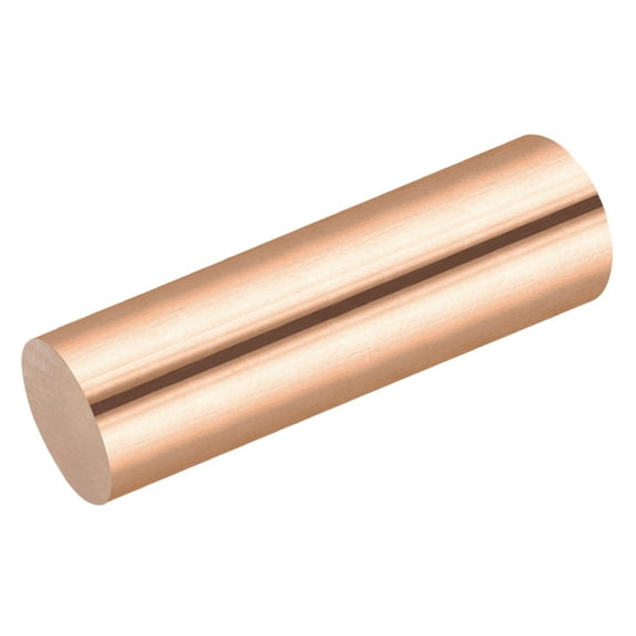 1 Pack Pure Copper Round Rod 32mm/1 1/4 Inch Dia 4 Inch Length Copper Rod