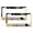 Pattern-541, variant on 2 Pcs Set Christmas Piano License Plate Frames Xmas Rustic Winter Holiday Auto Decorative Frames Cars Protector Cover Holder Aluminum Metal 2 Round Holes for Girl Women Men Vehicles