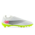 thumbnail image 5 of New Balance Unisex Furon Dispatch Fg V7+ Soccer Shoe, White/Hi-Lite/Neon Pink, 12 Wide US Men, 5 of 5