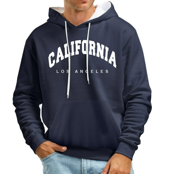 Men's Sweatshirts And Hoodies Graphic Hoodies Mens Couple Casual Sports Pocket Pullover Letter Printed Hooded Sweater