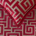 thumbnail image 2 of The HomeCentric King / Queen / Twin Red Designer CA King 86"x18" Bed Runner WITH Pillow Cover, Maze Bed Scarf on Velvet fabric - Path, 2 of 4