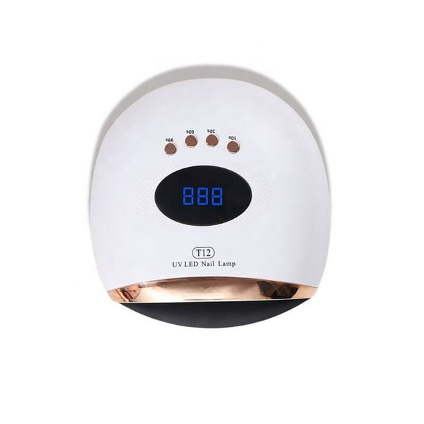 Lámpara de uñas LED UV, luz de gel rápida de 158 W para esmalte de gel, curado profesional con 45 cuentas de lámpara, secador de uñas UV de gel LED con 4 ajustes de temporizador,