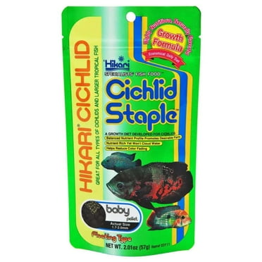 Hikari Cichlid Staple Floating OIF8 Baby Pellets for Pets, 2-Ounce