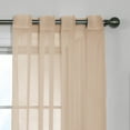 thumbnail image 4 of Arm & Hammer Curtain Fresh Odor-Neutralizing Sheer Voile Grommet Single Curtain Panel, Beige, 59 x 84, 4 of 9
