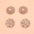 thumbnail image 4 of 24 UNIDS DIY Yute Decoración de Flores Estilo Rústico Kit de Flores de Lino DIY Vintage Hecho A Mano Materiales de BRICOLAJE Creativo Arpillera Rosa Decoración para Navidad Boda Fiesta Decoración, 4 of 5