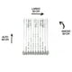 thumbnail image 5 of Candil de Cristal Cortado Gamalux Williams Krystal Pirámide de 8 Luces, 5 of 5