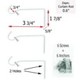 thumbnail image 5 of Sevigne Extendable Single Curtain Rod Set, 5 of 5