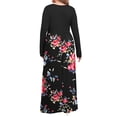 thumbnail image 5 of TARAINYA Plus Size Women Long Sleeve Maxi Dress Casual Dresses with Pockets, 5 of 9