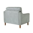 thumbnail image 5 of Studio Living Sanborn Modern Arm Chair, Light Gray Woven Fabric, 5 of 10