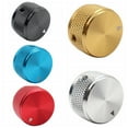 thumbnail image 2 of 1pc/2pc Aluminium Guitar Metal Knobs 1/4" Metal Pot Knobs with Indicator and Set Screw for Guitar/Bass/Audio Equipments 2pcs Sliver, 2 of 7