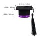 thumbnail image 2 of FOLOYORI 4Ud Sombrero Graduación Morado Para De En Fiestas Y Bares, 2 of 6