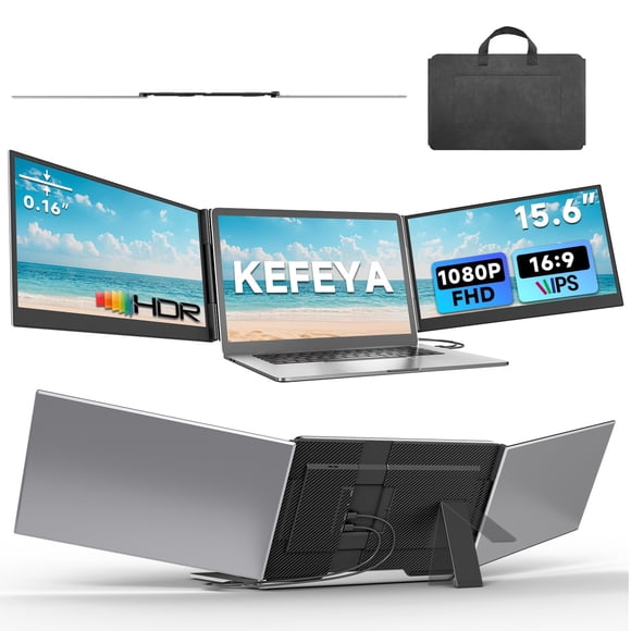 Extensor de pantalla para portátil KEFEYA P7 15.6" 1080P FHD IPS