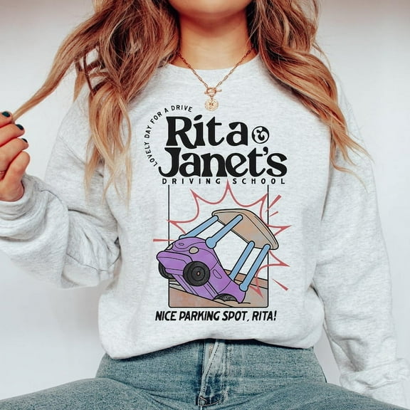 Rita And Janets Driving School , Funny Mom Sweatshirt , Gifts For Mom , Gifts For Her , Homeschool Supplies , Home School Mama