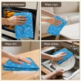thumbnail image 6 of 2 Pcs Funny Kitchen Towels,Blue Christmas Snowflake Pattern Microfiber Dish Towels,Kitchen Tea Towels,Kitchen Towel Set (18" X 26"), 6 of 7