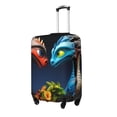 thumbnail image 2 of Balery Luggage Cover Playful Colorful Dragons Flowers Print Suitcase Covers for Luggage Elastic Washable Suitcase Protector Fits 18-32 Inch Luggage-X-Large, 2 of 9